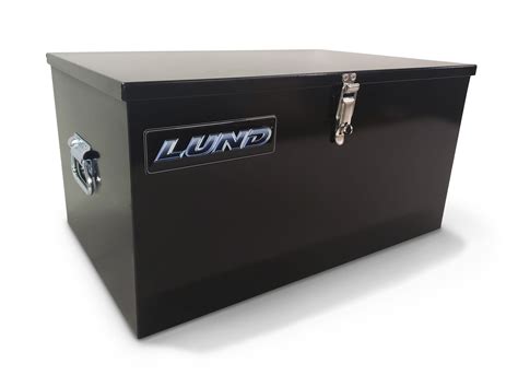 lund steel job site storage box/chest|Lund Steel Job Site Storage Box/Chest (Black) .